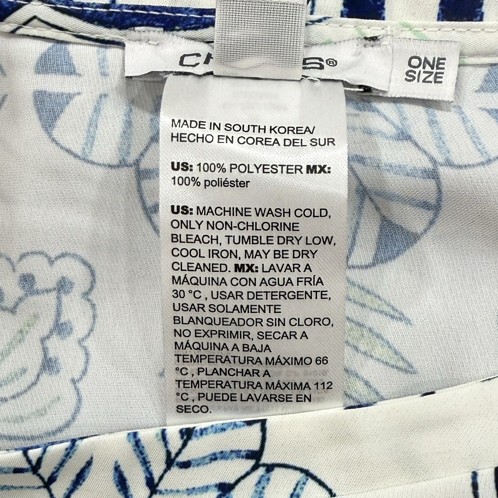 Chicos Island Oranges Poncho OS NWT Fruit AOP Mediterranean Resort Euro Summer - Picture 13 of 13